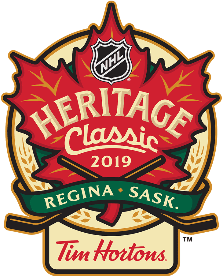 NHL Heritage Classic 2020 Sponsored Logo iron on heat transfer